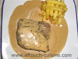 Steak au poivre