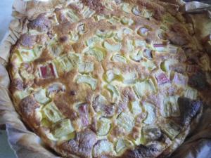 Tarte rhubarbe mascarpone