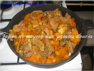 Tajine d'agneau aux patates douces