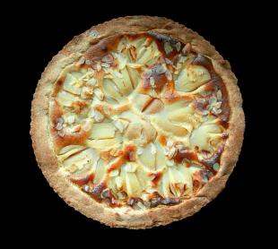 Tarte amandine aux poires