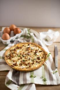 Tarte aux champignons