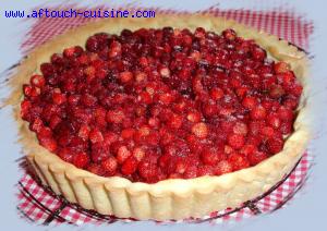 Tarte aux fraises des bois