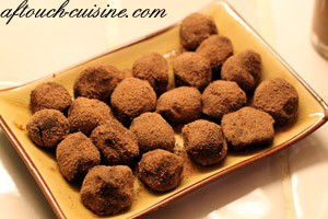 Truffes au chocolat maison