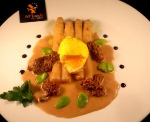 morilles et asperges