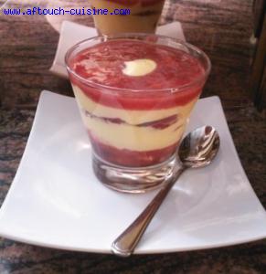 Tiramisu aux fraises